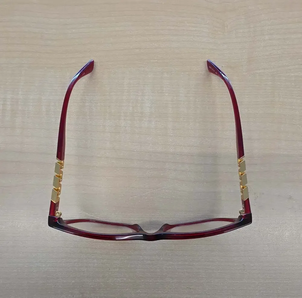 Versace VE3318 388 Transparent Red Eyeglasses
